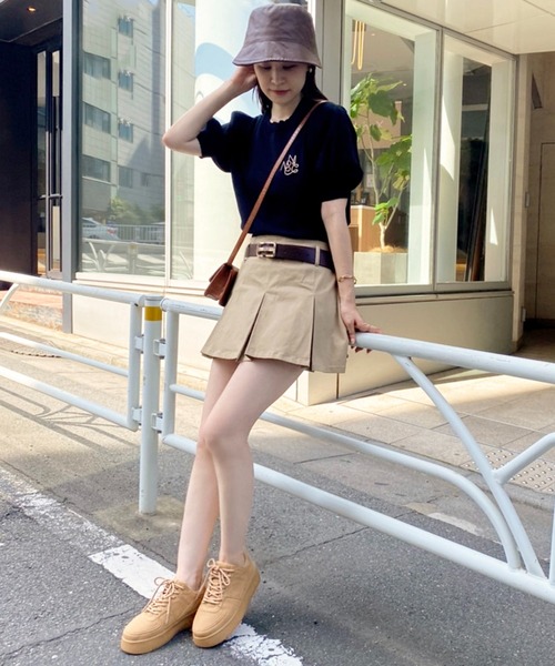 one after another NICE CLAUP（ワンアフターアナザーナイスクラップ）の「厚底スニーカー（スニーカー・レディース・ホワイト/キャメル・SMALL/MEDIUM/LARGE/X-LARGE）」の11枚目の写真