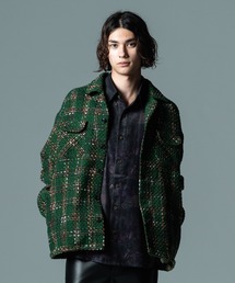 Glamb Tweed Safari JKT/ツイードサファリジャケット glamb（グラム）の「Tweed Safari JKT / ツイードサファリジャケット