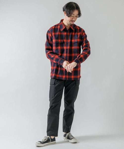 URBAN RESEARCH ROSSO MEN（アーバンリサーチロッソメン）の「『XLサイズあり』バックサテンイージーカーゴパンツ（カーゴパンツ・メンズ・カーキ/ブラック・LARGE/X-LARGE/MEDIUM）」の3枚目の写真