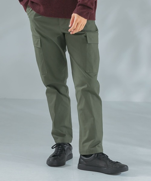 URBAN RESEARCH ROSSO MEN（アーバンリサーチロッソメン）の「『XLサイズあり』バックサテンイージーカーゴパンツ（カーゴパンツ・メンズ・カーキ/ブラック・LARGE/X-LARGE/MEDIUM）」の4枚目の写真