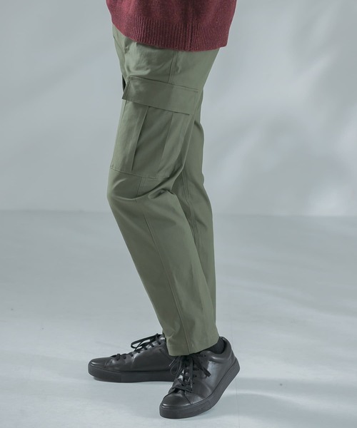 URBAN RESEARCH ROSSO MEN（アーバンリサーチロッソメン）の「『XLサイズあり』バックサテンイージーカーゴパンツ（カーゴパンツ・メンズ・カーキ/ブラック・LARGE/X-LARGE/MEDIUM）」の5枚目の写真