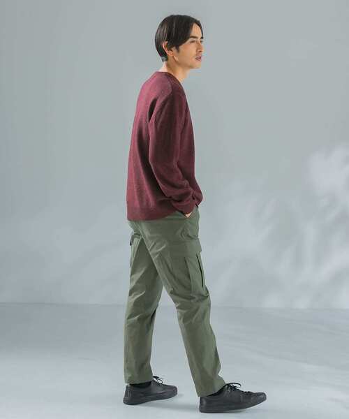 URBAN RESEARCH ROSSO MEN（アーバンリサーチロッソメン）の「『XLサイズあり』バックサテンイージーカーゴパンツ（カーゴパンツ・メンズ・カーキ/ブラック・LARGE/X-LARGE/MEDIUM）」の9枚目の写真