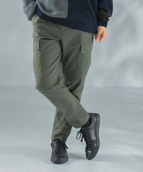 URBAN RESEARCH ROSSO MEN（アーバンリサーチロッソメン）の「『XLサイズあり』バックサテンイージーカーゴパンツ（カーゴパンツ・メンズ・カーキ/ブラック・LARGE/X-LARGE/MEDIUM）」の10枚目の写真