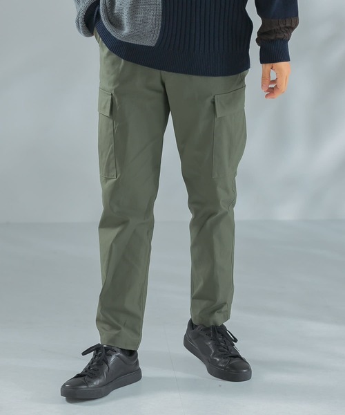 URBAN RESEARCH ROSSO MEN（アーバンリサーチロッソメン）の「『XLサイズあり』バックサテンイージーカーゴパンツ（カーゴパンツ・メンズ・カーキ/ブラック・LARGE/X-LARGE/MEDIUM）」の12枚目の写真