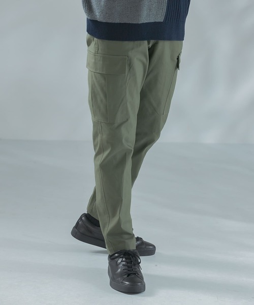 URBAN RESEARCH ROSSO MEN（アーバンリサーチロッソメン）の「『XLサイズあり』バックサテンイージーカーゴパンツ（カーゴパンツ・メンズ・カーキ/ブラック・LARGE/X-LARGE/MEDIUM）」の14枚目の写真