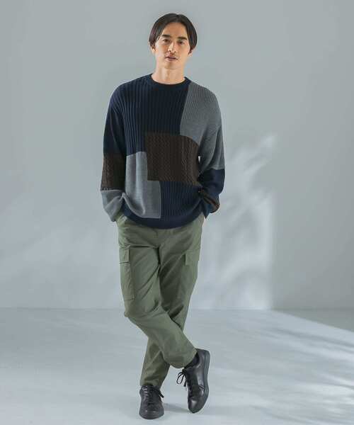 URBAN RESEARCH ROSSO MEN（アーバンリサーチロッソメン）の「『XLサイズあり』バックサテンイージーカーゴパンツ（カーゴパンツ・メンズ・カーキ/ブラック・LARGE/X-LARGE/MEDIUM）」の17枚目の写真