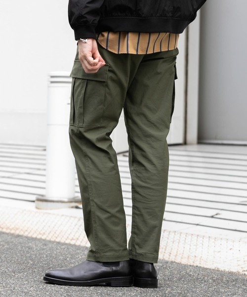 URBAN RESEARCH ROSSO MEN（アーバンリサーチロッソメン）の「『XLサイズあり』バックサテンイージーカーゴパンツ（カーゴパンツ・メンズ・カーキ/ブラック・LARGE/X-LARGE/MEDIUM）」の21枚目の写真