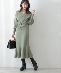 PROPORTION BODY DRESSING | 【美人百花11月号タイアップ 休井美郷さん着用商品】カーディガン×マーメイドニットセットアップ / 1212240004(ワンピース)