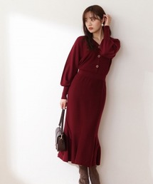 PROPORTION BODY DRESSING | カーディガン×マーメイドニットセットアップ / 1212240004(ワンピース)