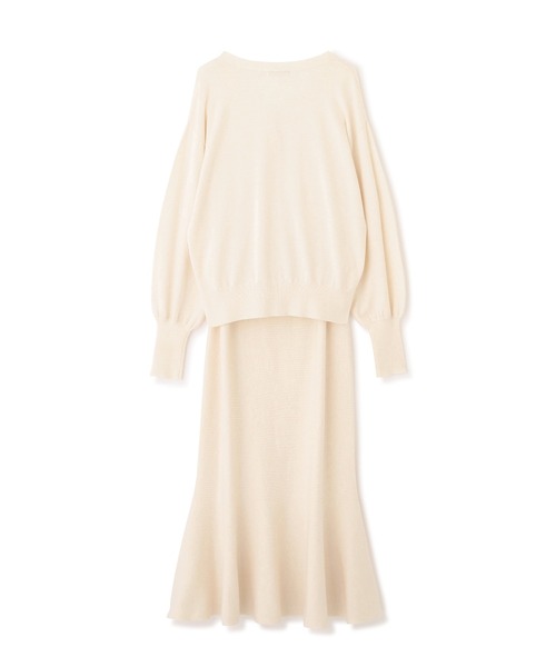 PROPORTION BODY DRESSING(プロポーションボディドレッシング)の「【美人百花11月号タイアップ 休井美郷さん着用商品】カーディガン×マーメイドニットセットアップ / 1212240004(ワンピース・レディース・オフホワイト/ボルドー/カーキ/ブルー系その他・SMALL/MEDIUM)」の17枚目の写真