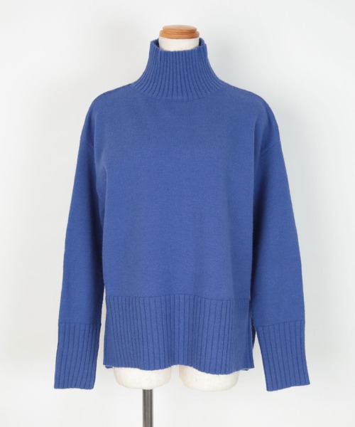 UR'S(ユアーズ)の「ベーシックハイネックワイドニット(ニット/セーター・レディース・ホワイト/ブラック/ライトグリーン/ピンク/ブルー/グリーン/ラベンダー・S/M/L)」の9枚目の写真