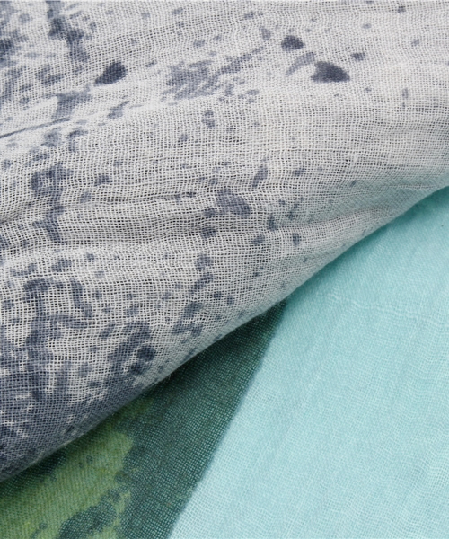 La TOTALITE（ラトータリテ）の「Mii ストール（ストール/ショール・レディース・その他14/ライトグリーン/ピンク系その他・FREE）」の6枚目の写真