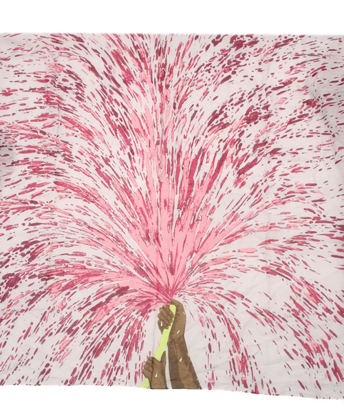 La TOTALITE（ラトータリテ）の「Mii ストール（ストール/ショール・レディース・その他14/ライトグリーン/ピンク系その他・FREE）」の7枚目の写真