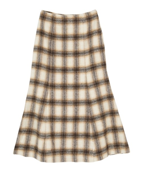 titivate（ティティベイト）の「チェックマーメイドスカート（スカート・レディース・ホワイト系その他/ライトブラウン/グレー・L/S/M）」の14枚目の写真