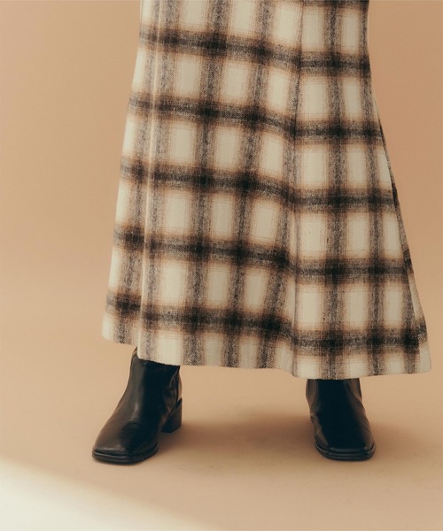 titivate（ティティベイト）の「チェックマーメイドスカート（スカート・レディース・ホワイト系その他/ライトブラウン/グレー・L/S/M）」の19枚目の写真
