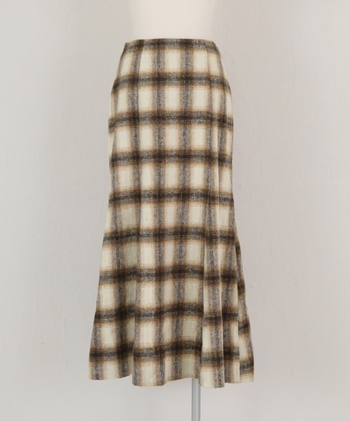titivate（ティティベイト）の「チェックマーメイドスカート（スカート・レディース・ホワイト系その他/ライトブラウン/グレー・L/S/M）」の20枚目の写真