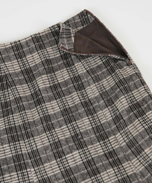 titivate（ティティベイト）の「チェックマーメイドスカート（スカート・レディース・ホワイト系その他/ライトブラウン/グレー・L/S/M）」の15枚目の写真