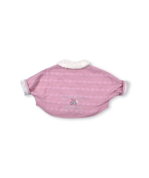 SLAP SLIP BABY（スラップスリップベビー）の「SLAPSLIPBABY/【お揃い】恐竜チェリー総柄キルト刺繍マントベビー(50~90cm)（ポンチョ・キッズ・グリーン系その他/ピンク系その他・ONESIZE）」の10枚目の写真