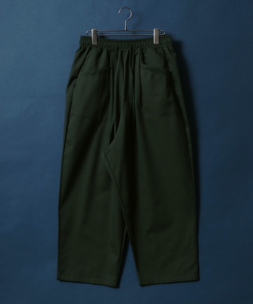 ANPAS（アンパス）の「Twill Fabric Tuck Wide Balloon Pants/ツイル タックワイドバルーンパンツ ベイカーパンツ（その他パンツ・メンズ・ブラック/ベージュ/ネイビー/インディゴブルー/グリーン/アイボリー/グリーン系その他/ホワイト系その他/ブラック系その他/グレー系その他/カーキ/グレー系その他2/グレー系その他3/グリーン系その他2/ブラック系その他2/ベージュ系その他・LL/M/L）」の11枚目の写真