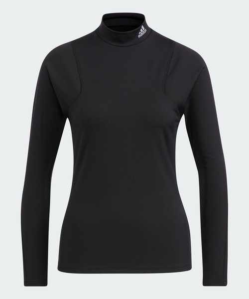 【aa】アディダス ゴルフウエア　黒　長袖ストレッチ adidas（アディダス）の「ストレッチ 長袖インナーシャツ