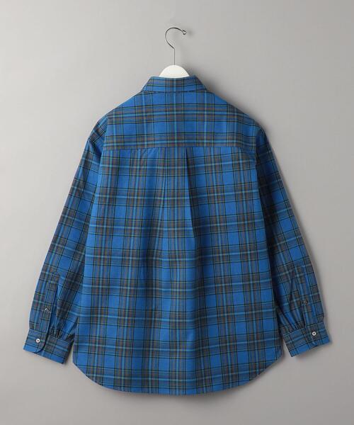 BEAUTY&YOUTH UNITED ARROWS(ビューティーアンドユースユナイテッドアローズ)の「C/W タータンチェック ボタンダウン グランデ シャツ(シャツ/ブラウス・メンズ・パープル/オフホワイト/コバルトブルー・S/M/L/XL)」の18枚目の写真