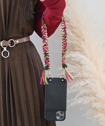 Editors Draw | チェーン編み ハンドスマホストラップ　ゴールド(スマホグッズ)