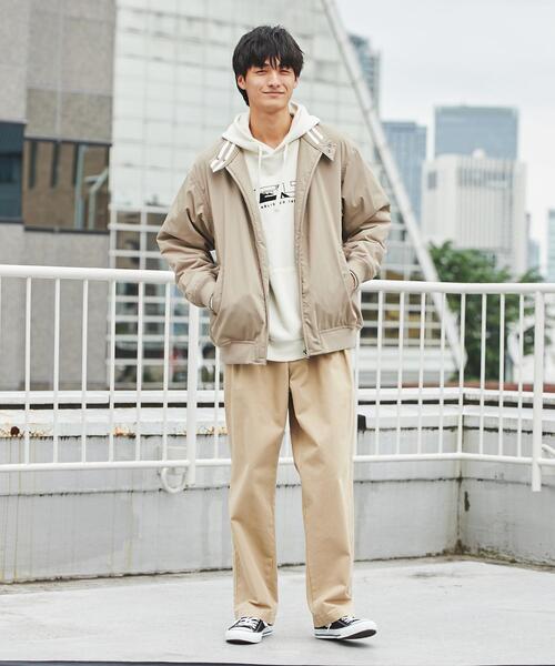 coen(コーエン)の「中綿ドッグイヤーブルゾン(ブルゾン・メンズ・ベージュ/ブラック・S/L/M/XL)」の5枚目の写真