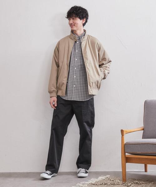 coen(コーエン)の「中綿ドッグイヤーブルゾン(ブルゾン・メンズ・ベージュ/ブラック・S/L/M/XL)」の10枚目の写真