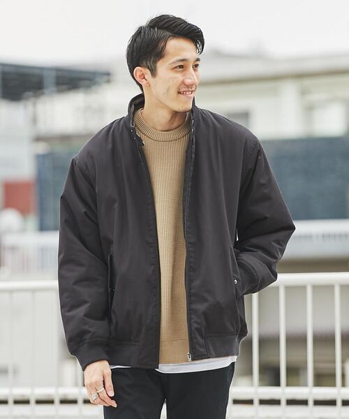 coen(コーエン)の「中綿ドッグイヤーブルゾン(ブルゾン・メンズ・ベージュ/ブラック・S/L/M/XL)」の13枚目の写真