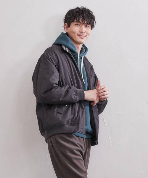 coen(コーエン)の「中綿ドッグイヤーブルゾン(ブルゾン・メンズ・ベージュ/ブラック・S/L/M/XL)」の17枚目の写真