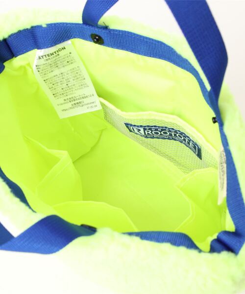 Vintage PEANUTS(ビンテージピーナッツ)の「ルートート/SNOOPY IP.デリ.ボア.Peanuts-7V(トートバッグ・レディース・アイボリー/グレー/カーキ/パープル/イエロー×グリーン・FREE)」の12枚目の写真