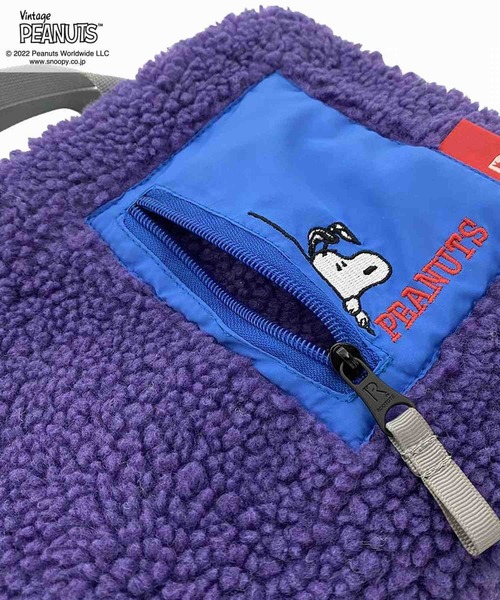 Vintage PEANUTS(ビンテージピーナッツ)の「ルートート/SNOOPY IP.デリ.ボア.Peanuts-7V(トートバッグ・レディース・アイボリー/グレー/カーキ/パープル/イエロー×グリーン・FREE)」の21枚目の写真