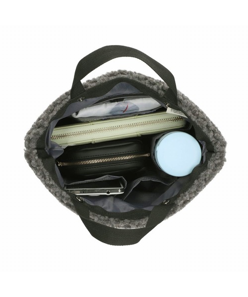 Vintage PEANUTS(ビンテージピーナッツ)の「ルートート/SNOOPY IP.デリ.ボア.Peanuts-7V(トートバッグ・レディース・アイボリー/グレー/カーキ/パープル/イエロー×グリーン・FREE)」の18枚目の写真