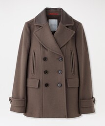 ラブレス　Milior 別注　Pコート　ロングコート　ファー付き　ブラック　S ラブレス Milior 別注 Pコート ロングコート ファー付き ブラック S