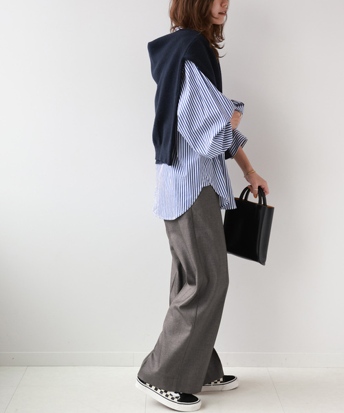 JOURNAL STANDARD relume（ジャーナルスタンダード　レリューム）の「ウォッシャブルストレッチストレートパンツ（その他パンツ・レディース・ベージュ/ライトグレー/ブラック・36/38）」の10枚目の写真