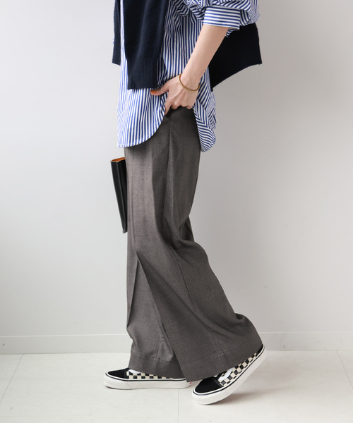 JOURNAL STANDARD relume（ジャーナルスタンダード　レリューム）の「ウォッシャブルストレッチストレートパンツ（その他パンツ・レディース・ベージュ/ライトグレー/ブラック・36/38）」の13枚目の写真