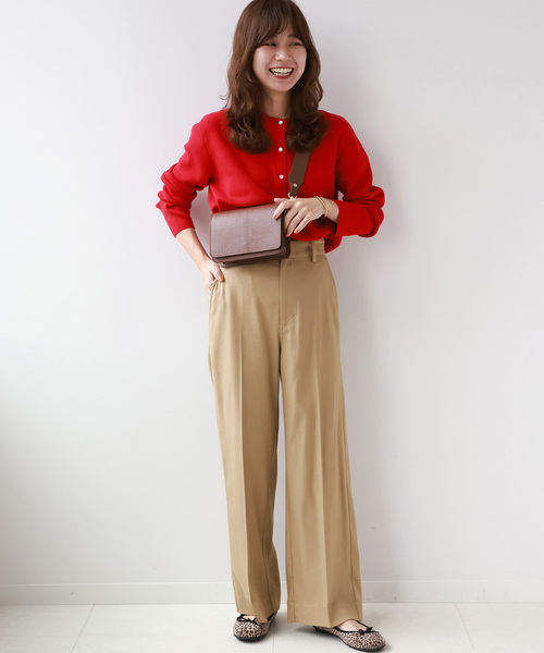 JOURNAL STANDARD relume（ジャーナルスタンダード　レリューム）の「ウォッシャブルストレッチストレートパンツ（その他パンツ・レディース・ベージュ/ライトグレー/ブラック・36/38）」の16枚目の写真