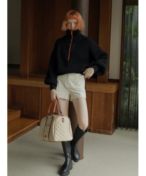 AMAIL（アマイル）の「Y2k minimam pants（その他パンツ・レディース・ピンク/ホワイト/マスタード・FREE）」の8枚目の写真