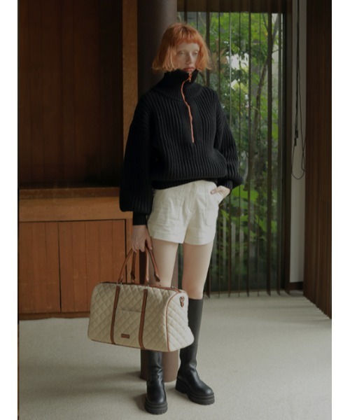 AMAIL（アマイル）の「Y2k minimam pants（その他パンツ・レディース・ピンク/ホワイト/マスタード・FREE）」の10枚目の写真