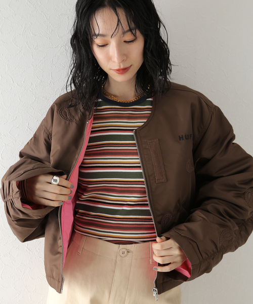 HUF（ハフ）｜ジャケット/アウター（ブラウン系）一覧 - WEAR