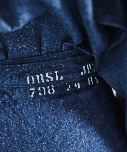 orSlow(オアスロウ)の「orSlow/オアスロウ DENIM WRAP LONG SKIRT ロングスカート(デニムスカート・レディース・ワンウォッシュ・FREE)」の10枚目の写真