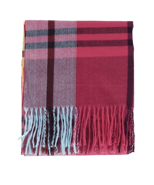 coca(coca)(コカ)の「ビックチェックマフラー(マフラー・レディース・A/B/C/D・ONE SIZE)」の2枚目の写真