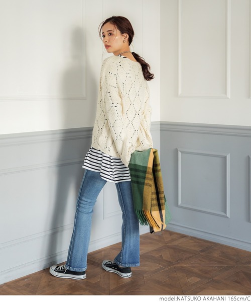 coca(coca)(コカ)の「ビックチェックマフラー(マフラー・レディース・A/B/C/D・ONE SIZE)」の8枚目の写真