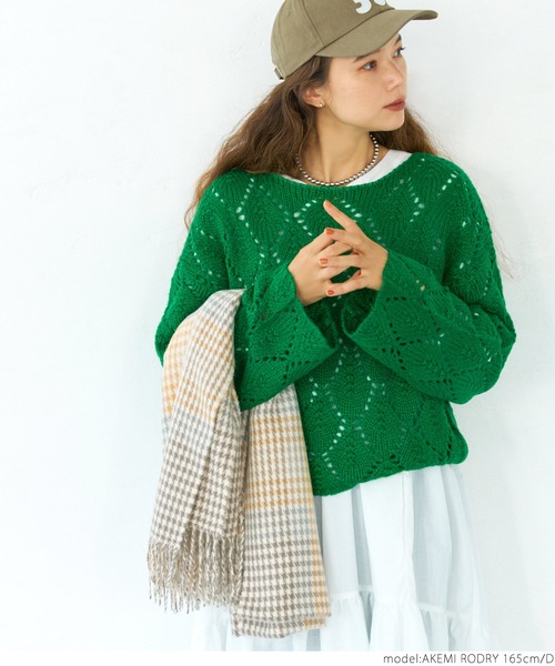 coca(coca)(コカ)の「ビックチェックマフラー(マフラー・レディース・A/B/C/D・ONE SIZE)」の13枚目の写真