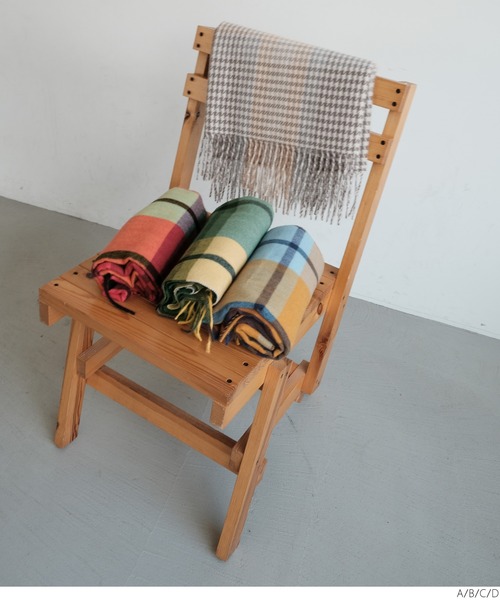 coca(coca)(コカ)の「ビックチェックマフラー(マフラー・レディース・A/B/C/D・ONE SIZE)」の15枚目の写真