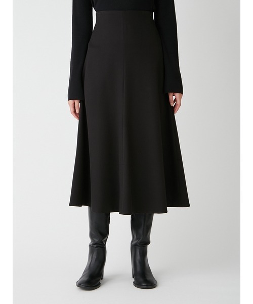 Mila Owen（ミラオーウェン）の「ハイウエストフレアスカート（スカート・レディース・ブラック/ライム/チェック・1/0）」の2枚目の写真