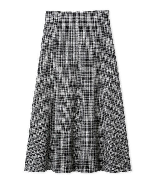 Mila Owen（ミラオーウェン）の「ハイウエストフレアスカート（スカート・レディース・ブラック/ライム/チェック・1/0）」の6枚目の写真