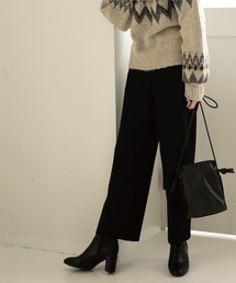 OPAQUE.CLIP | 【エマール検証済 洗える】【ネオサーモ】オックス イージーストレートワイドパンツ(その他パンツ)