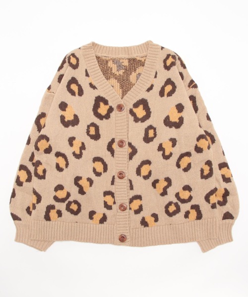 CORNERS（コーナーズ）の「CORNERS by yui　レオパード柄ボリューム袖カーディガン（カーディガン/ボレロ・レディース・ベージュ/イエロー/ブルー/グレー・M）」の17枚目の写真