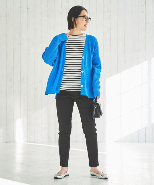 coen(コーエン)の「定番の愛されパンツ。イージースリムパンツ(WEB限定サイズ)(その他パンツ・レディース・ブラック/ライトグレー/ベージュ・S/M/L/XL)」の22枚目の写真